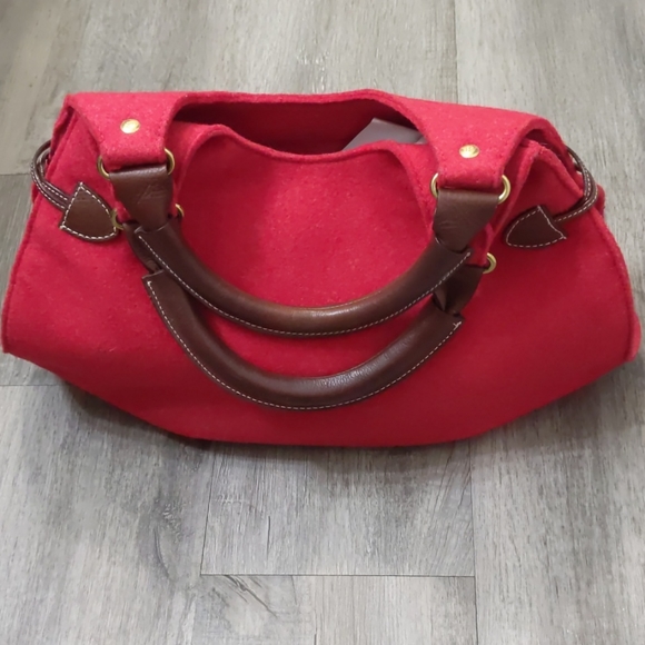 Kate Spade Red Wool Handbag - Picture 6 of 10